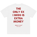 THE ONLY EX I MISS IS EXTRA MONEY
