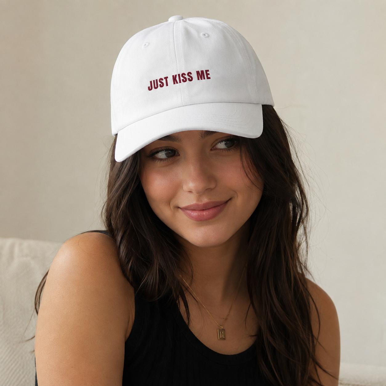 Just Kiss Me Cap