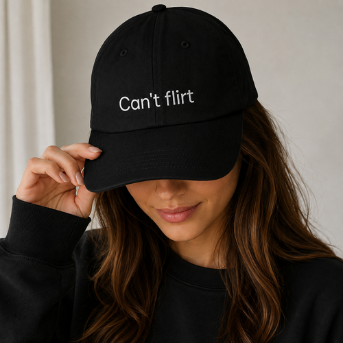 Can't Flirt Dad Cap