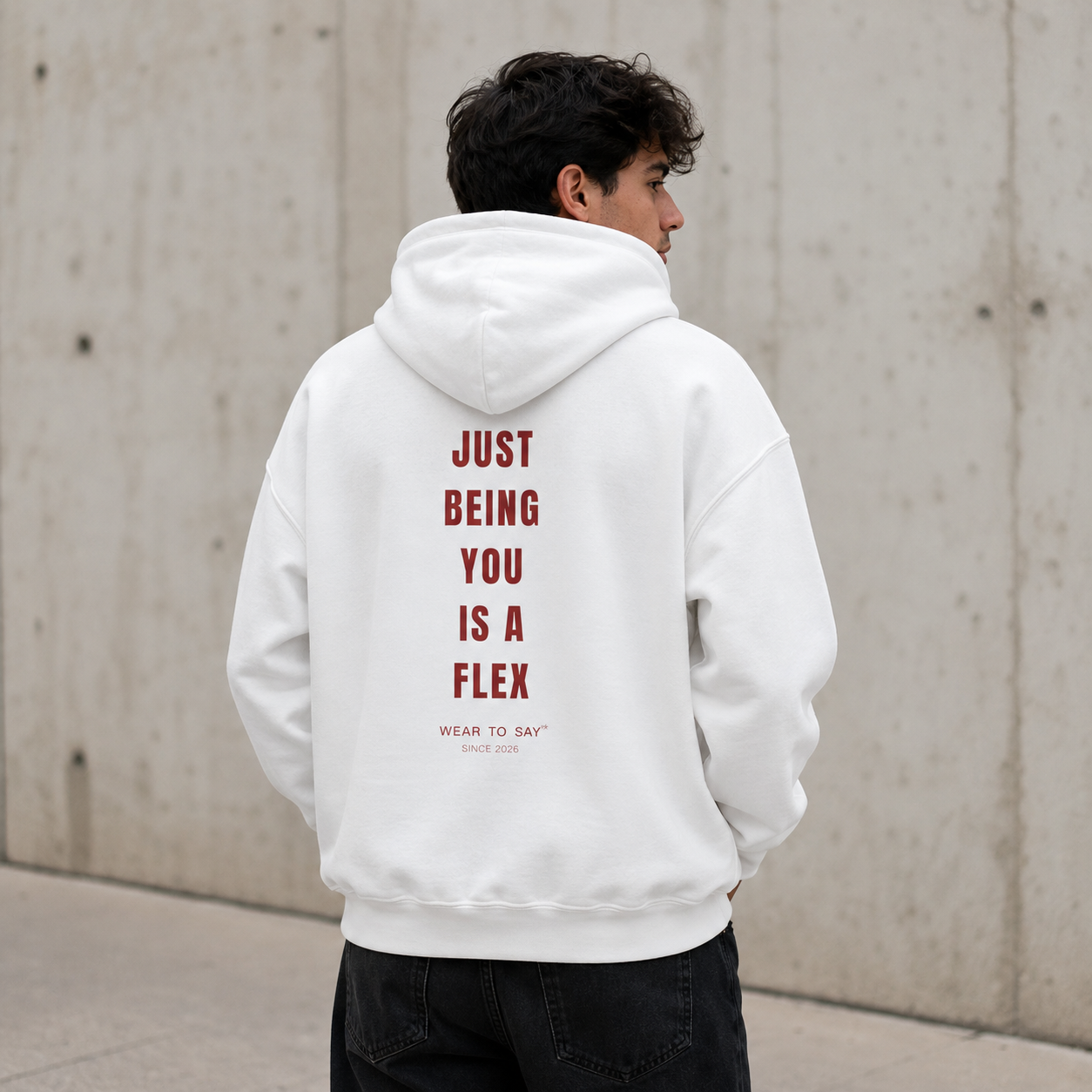 JUST BEING YOU IS A FLEX Hoodie