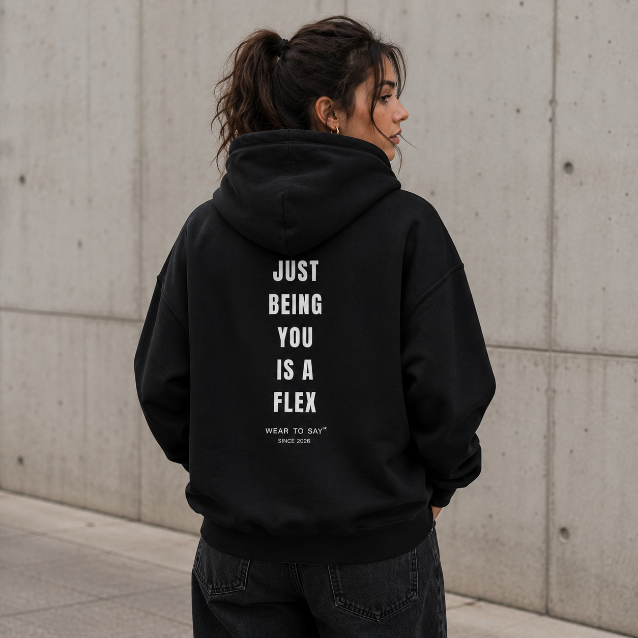 JUST BEING YOU IS A FLEX Hoodie