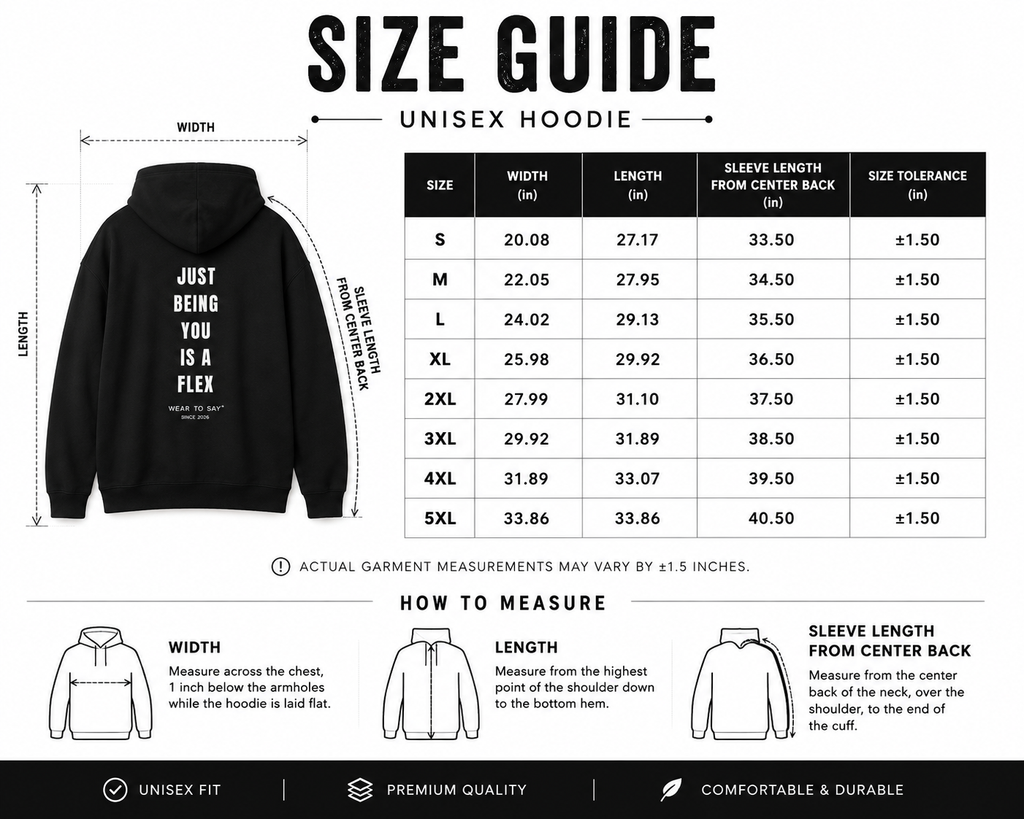JUST BEING YOU IS A FLEX Hoodie