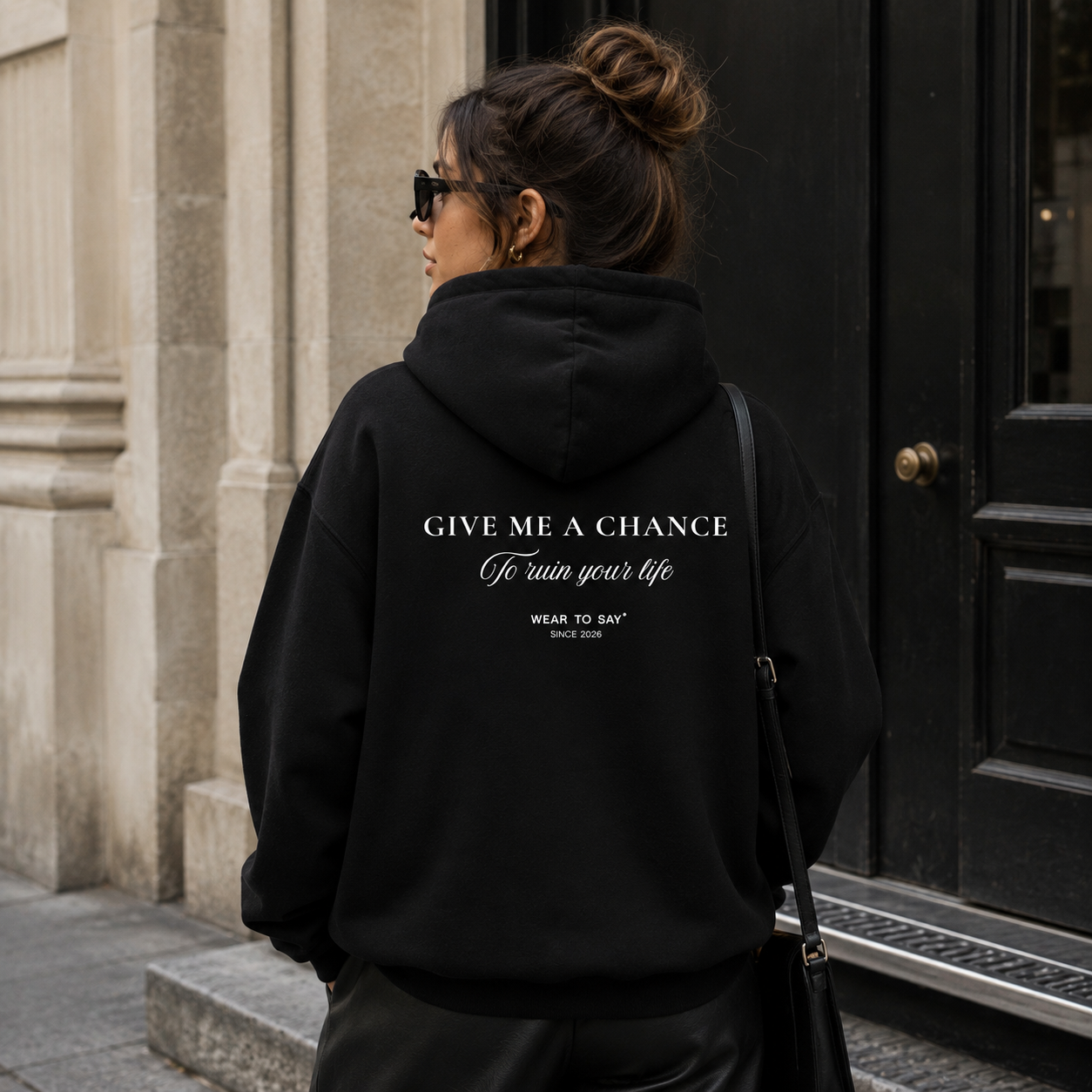 GIVE ME A CHANCE To ruin your life Hoodie